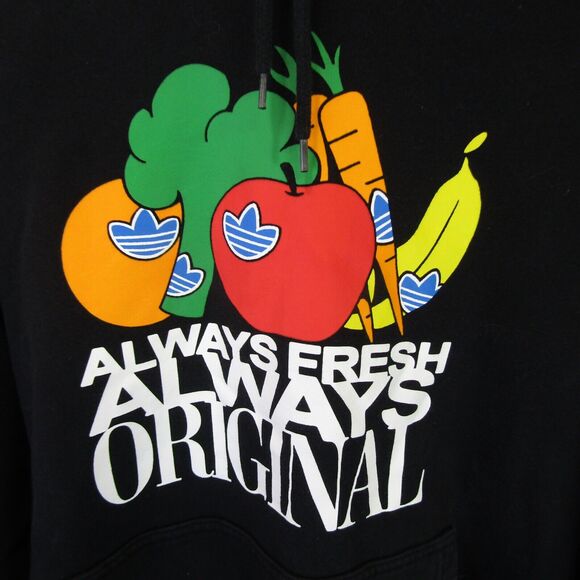 Adidas Always Fresh Always Original Hoodie Men's Size XL Fruit Hooded Sweatshirt - Picture 2 of 12
